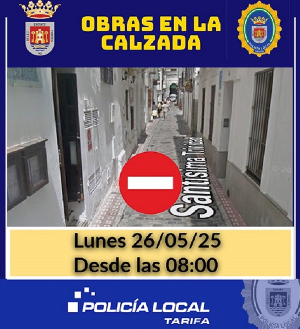 AVISO IMPORTANTE – OBRAS EN LA VÍA Zona: Santísima Trinidad Tarifa