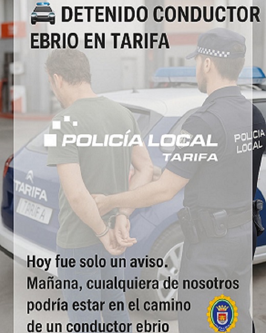 Detenido conductor ebrio en Tarifa gracias a la rápida actuación ciudadana