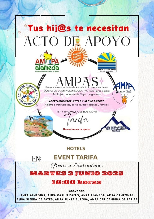 ÉXITO EN LA CONVOCATORIA DE APOYO A LA CREACIÓN DE UN E.O.E. PARA TARIFA