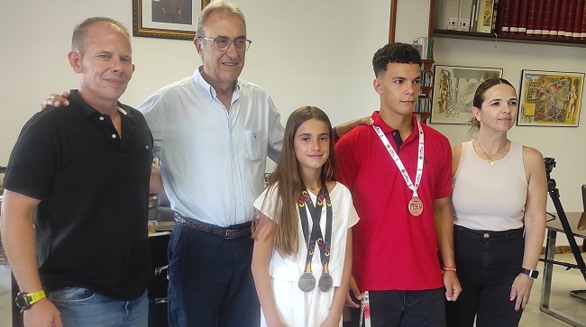 Los campeones nacionales de kick boxing
