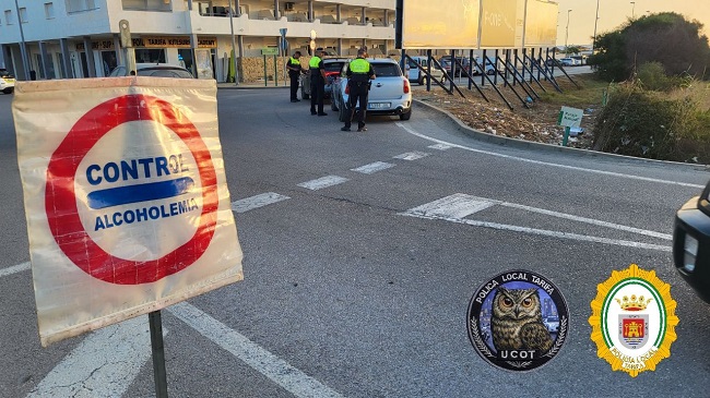 Hoy, a lo largo del día, la UCOT (Unidad de Control Operativo de Tráfico) llevará a cabo controles preventivos en diferentes puntos de Tarifa.