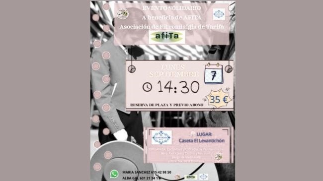 La cofradía del Medinaceli y la Esperanza organiza evento solidario a beneficio de la Asociación de Fibromialgia de Tarifa AFITA