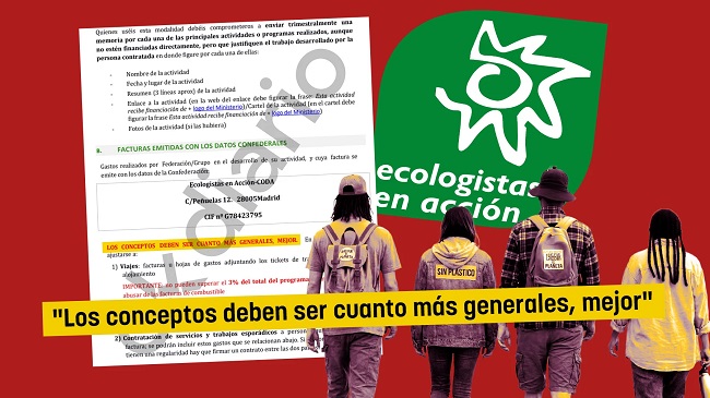 Ecologistas en Acción desvió 2 millones en subvenciones a sus federaciones Poned conceptos generales