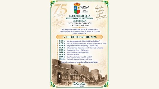 75 aniversario de Tahivilla.