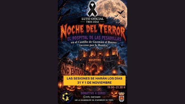 Atención porque el luto oficial obliga a hacer cambios en la agenda de finales de octubre.