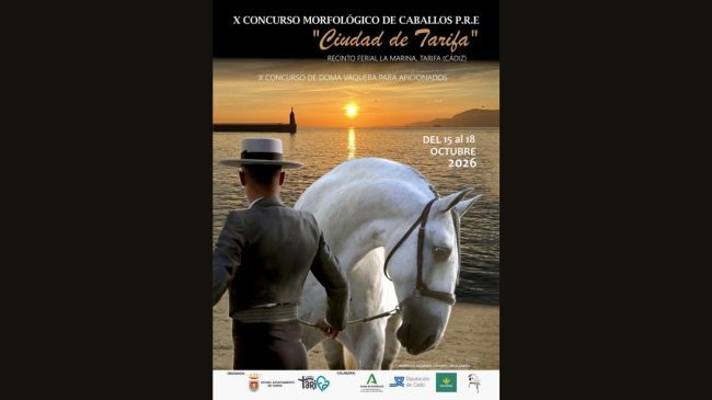 Recordamos que del 15 al 18 de octubre, Tarifa recupera concurso morfológico equino con su décima edición, puntuable en el circuito de la ANCCE.